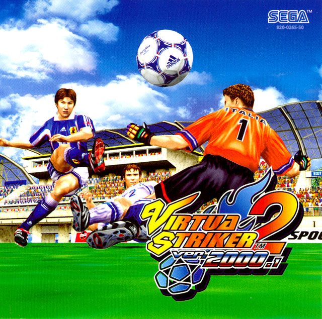Virtua Striker 2 box art for Sega Dreamcast